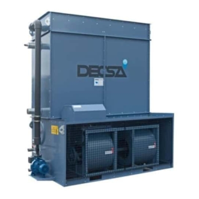 Condensator evaporativ cu ventilatoare centrifugale CFR-C Condensator evaporativ DECSA CFR-C cu ventilatoare centrifugale